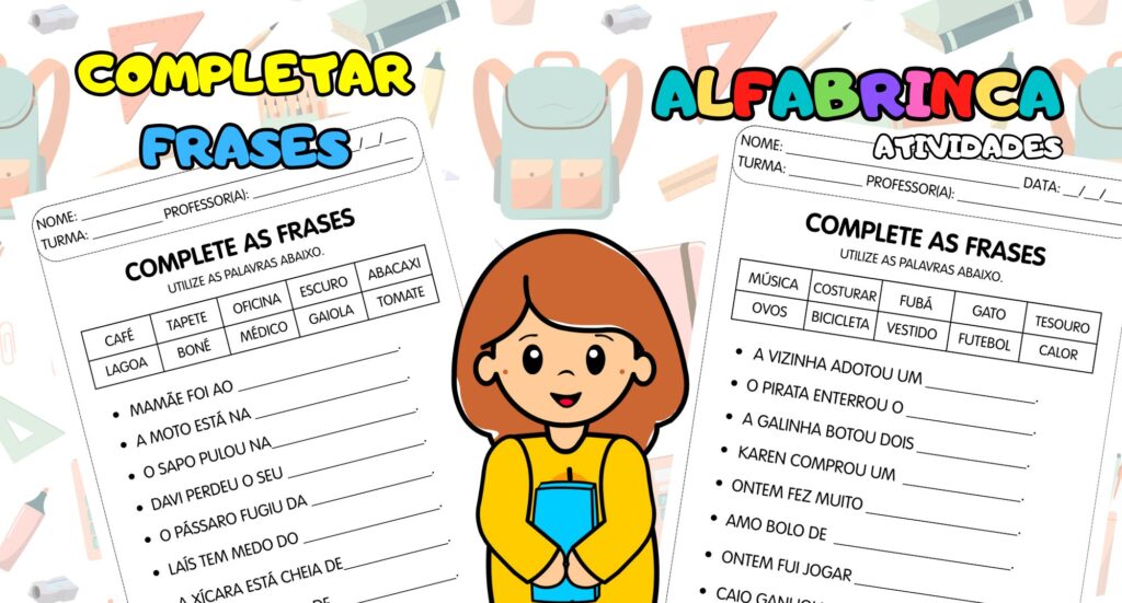 Completar frases - Alfabrinca