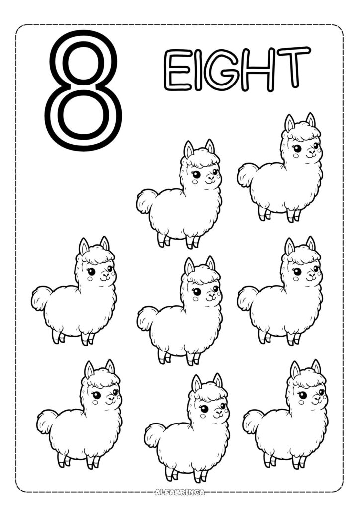 learning numbers - alfabrinca