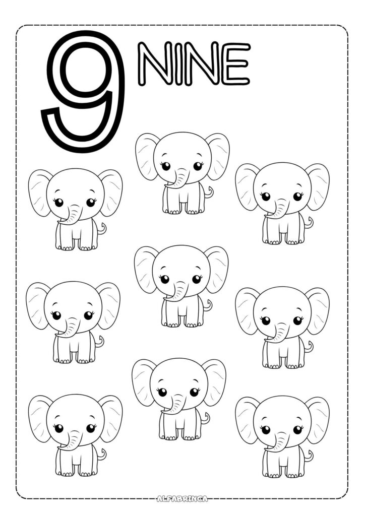 learning numbers - alfabrinca