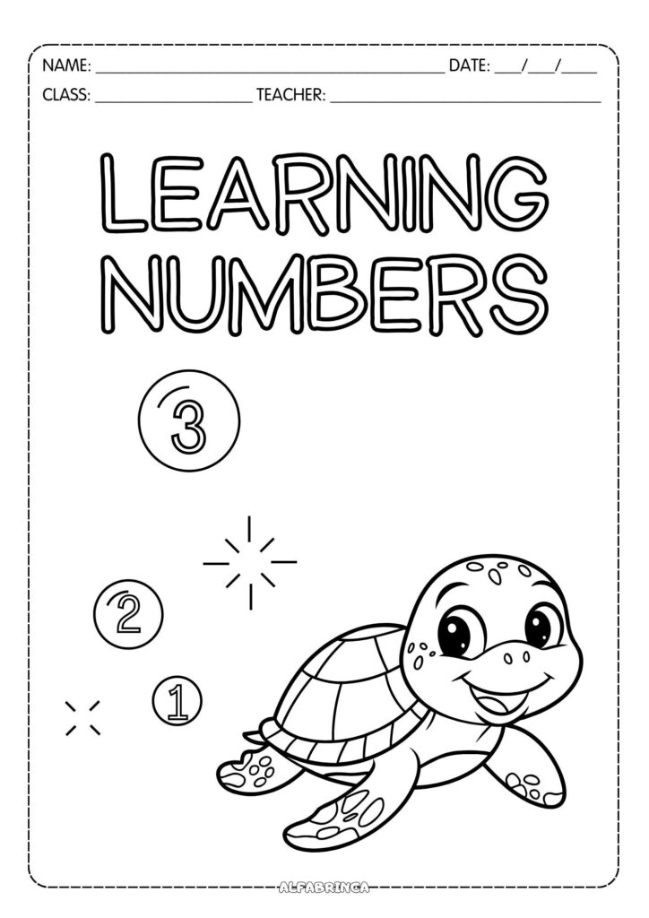 learning numbers - alfabrinca