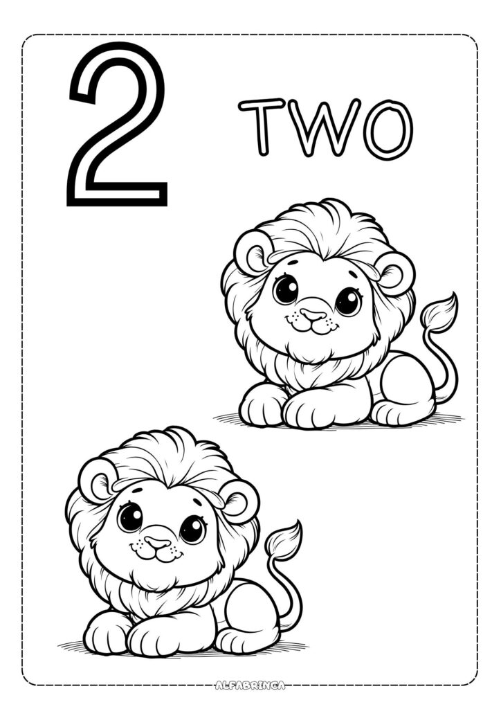 learning numbers - alfabrinca