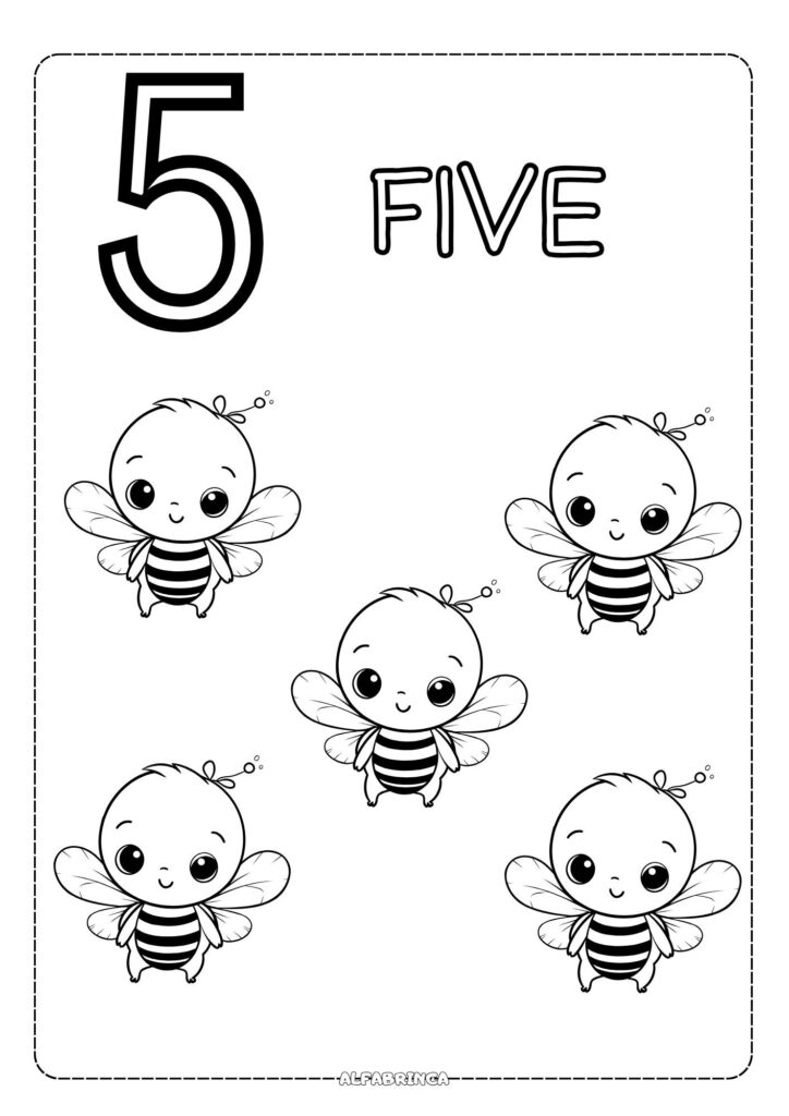 learning numbers - alfabrinca