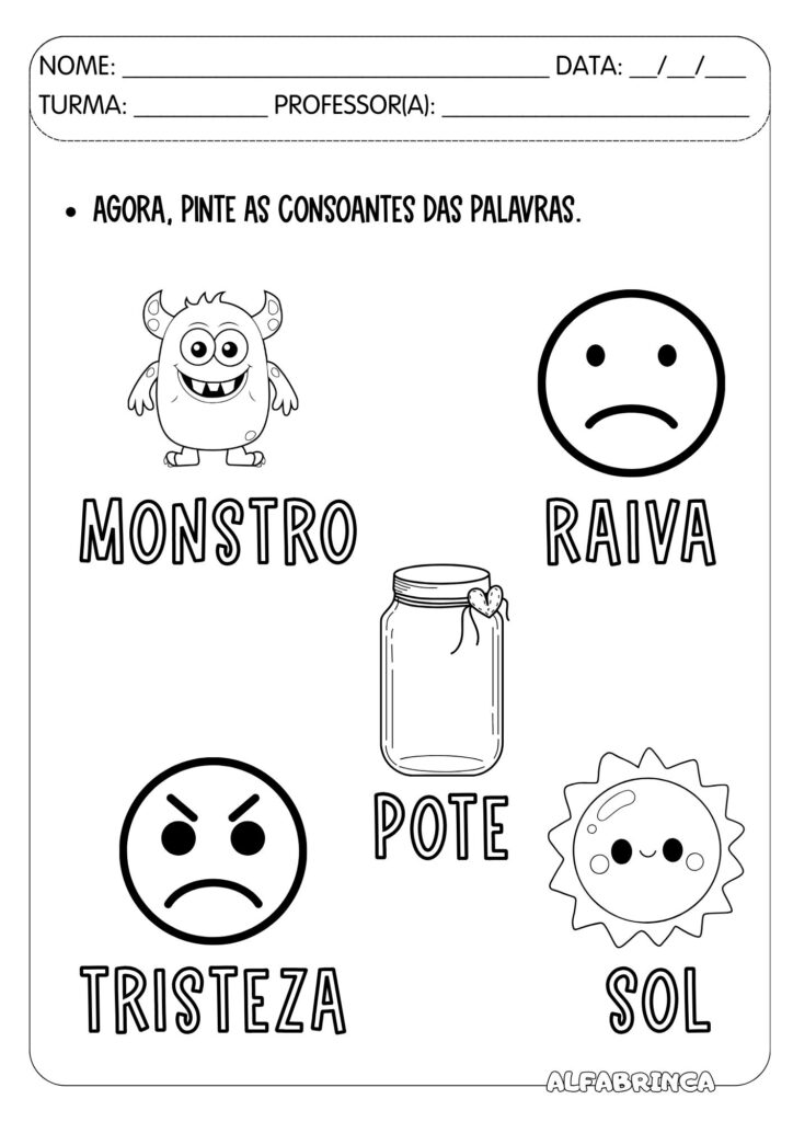 Sequência didática O Monstro das Cores