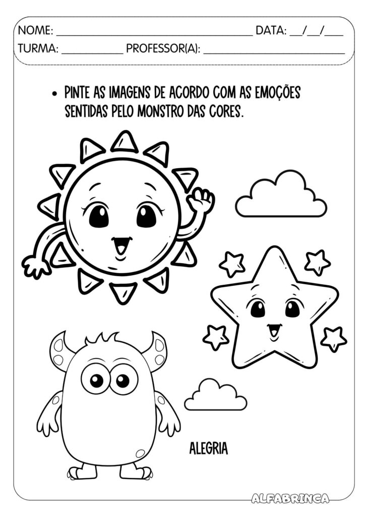 Sequência didática O Monstro das Cores