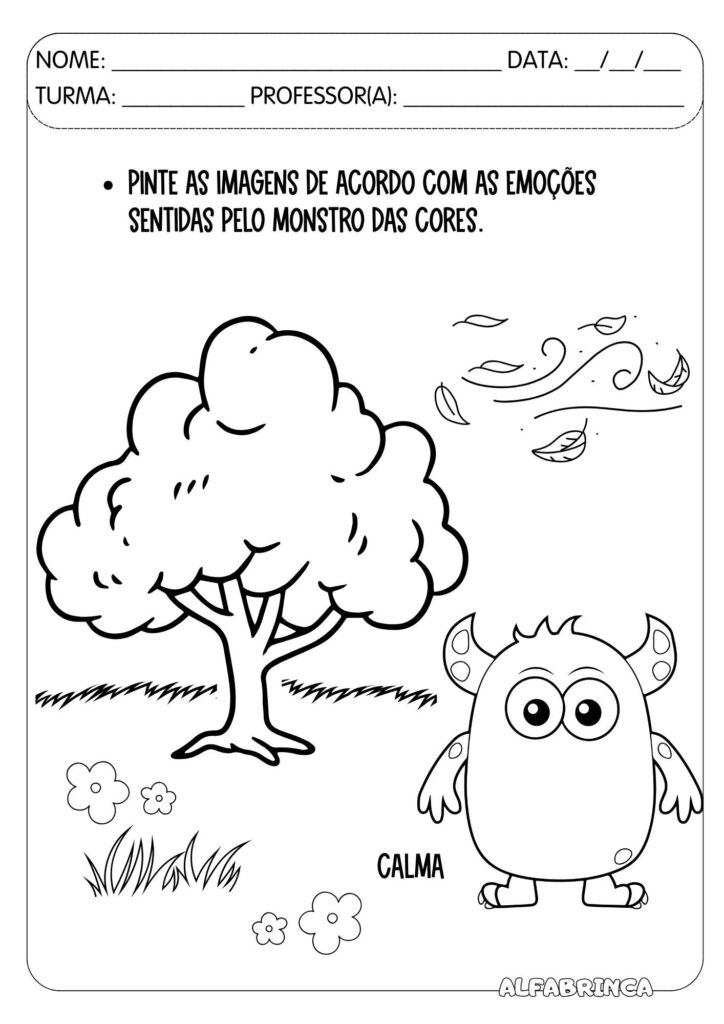 Sequência didática O Monstro das Cores