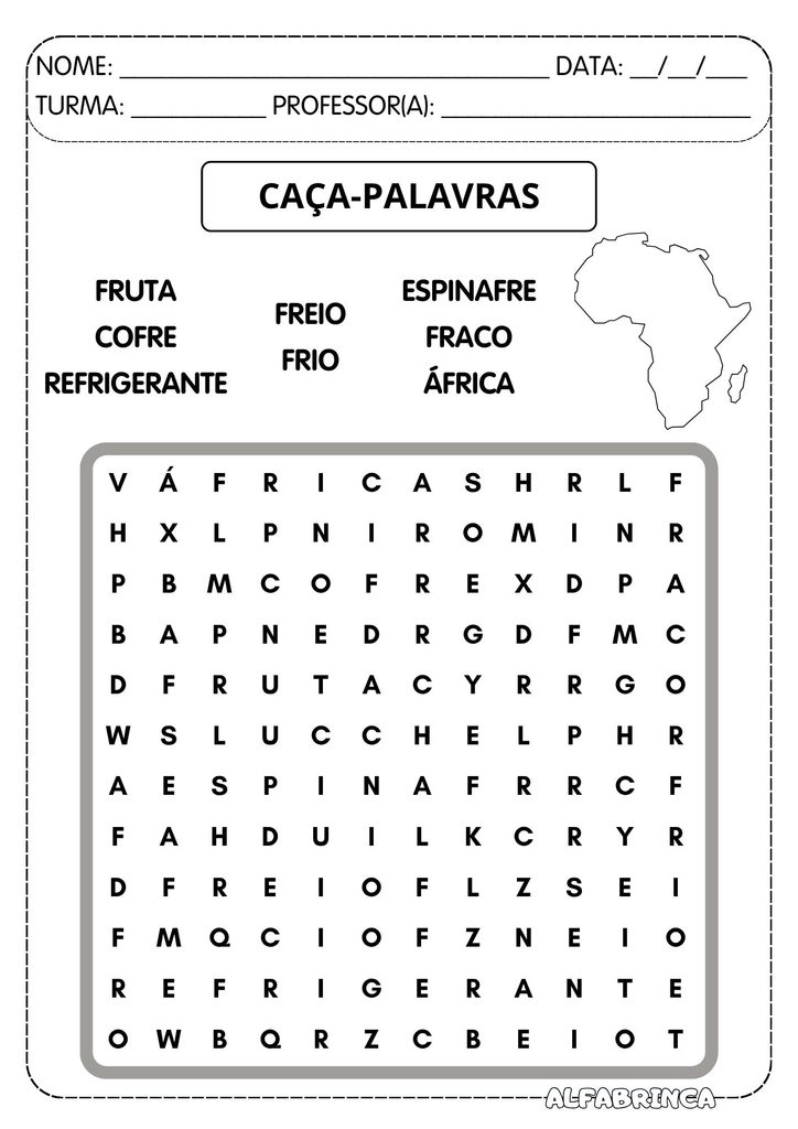 Atividades com FR para Alfabetização – FRA, FRE, FRI, FRO e FRU