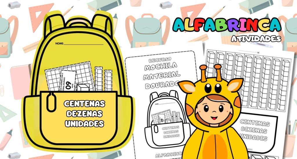 Atividade Valor Posicional Centena, Dezena e Unidade com Material Dourado – Download Grátis