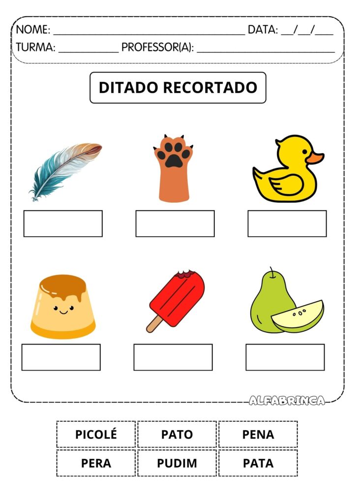 Atividades Pa Pe Pi Po Pu para imprimir - Família silábica da letra P