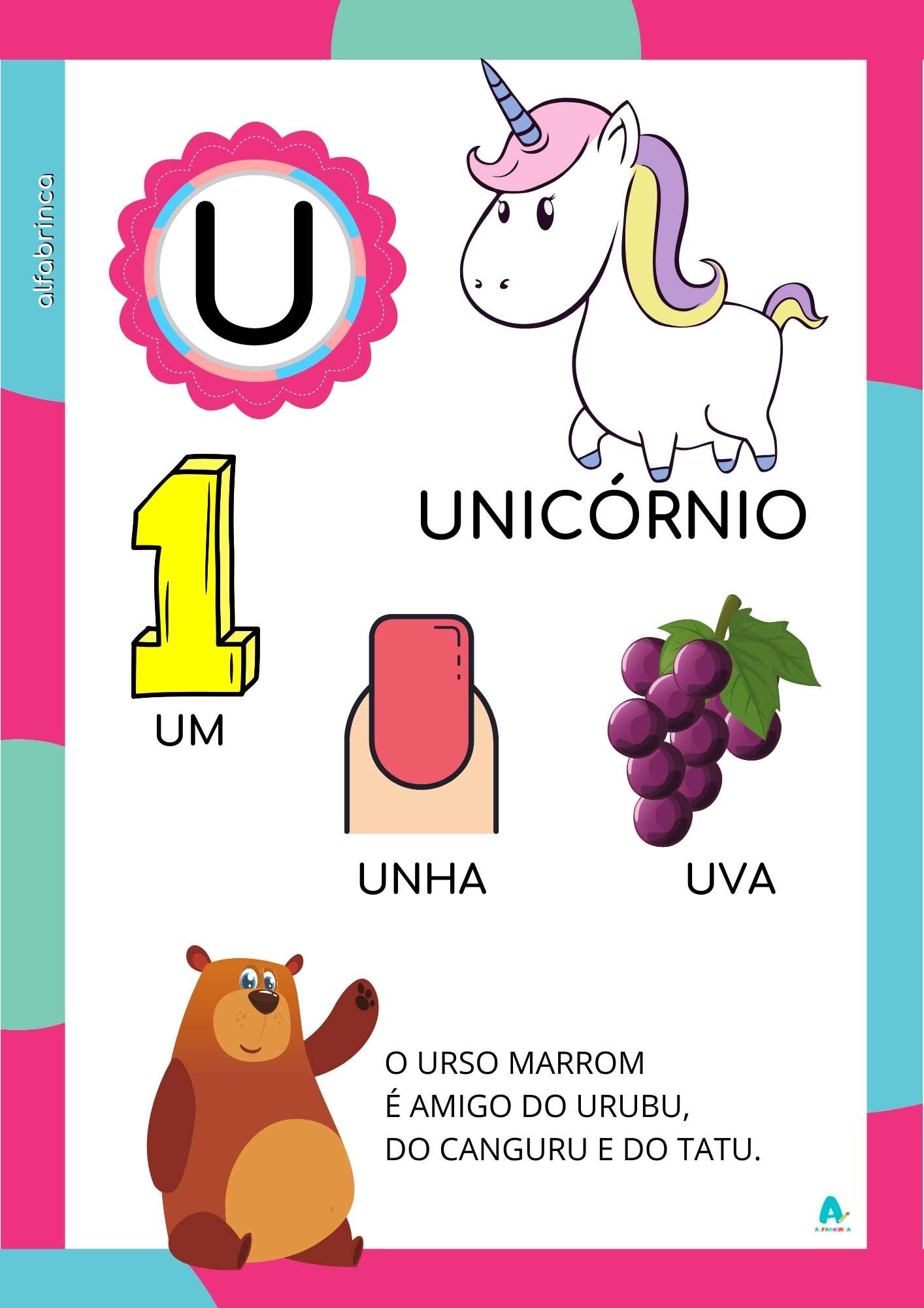 Fichas de Leitura com Letras do Alfabeto para Imprimir – Palavras ...