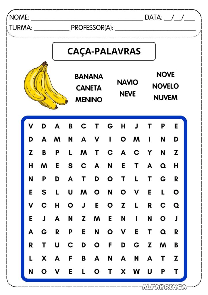 Atividades Na Ne Ni No Nu - Família silábica letra N para imprimir