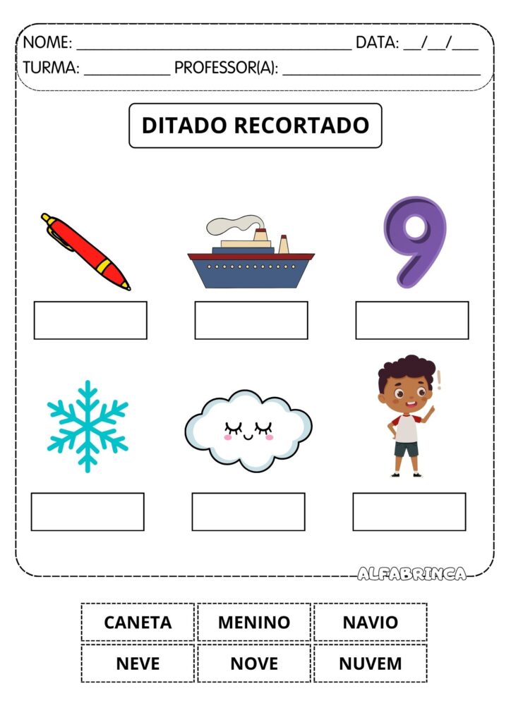 Atividades Na Ne Ni No Nu - Família silábica letra N para imprimir