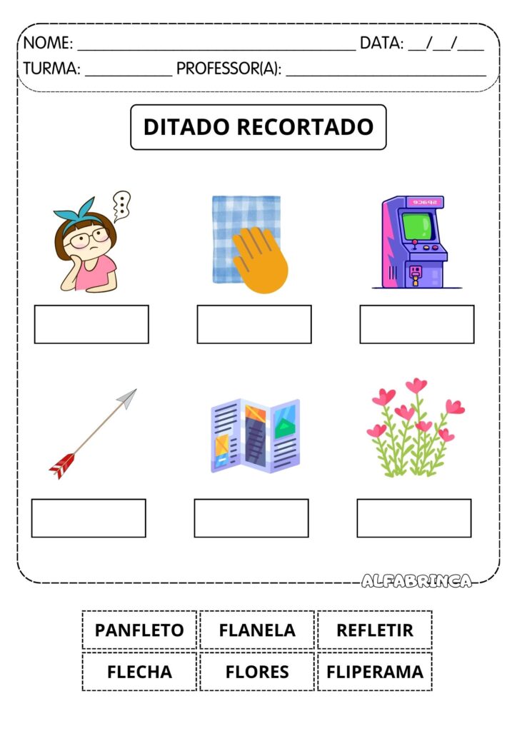 Atividades com Sílabas Complexas FL prontas para imprimir