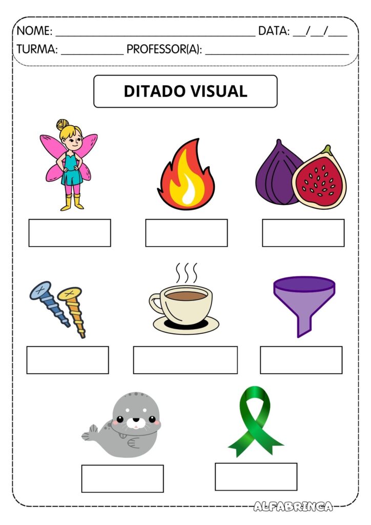 Atividades para trabalhar sílabas simples: FA FE FI FO FU - Prontas para imprimir