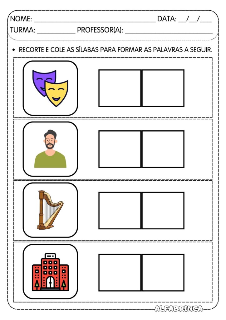 Ha He Hi Ho Hu - Atividades para imprimir