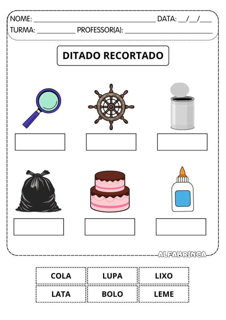 Atividades para imprimir - La Le Li Lo Lu