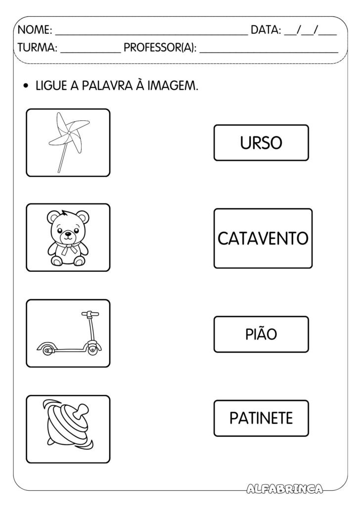 Dia das Crianças - Sequência didática para imprimir