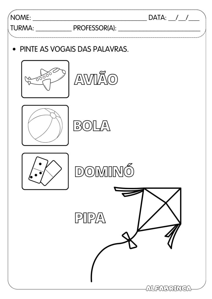 Dia das Crianças - Sequência didática para imprimir