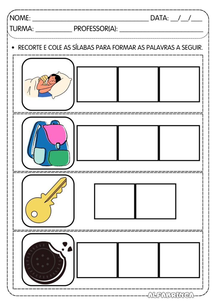 Atividades Cha Che Chi Cho Chu - Família silábica CH para imprimir