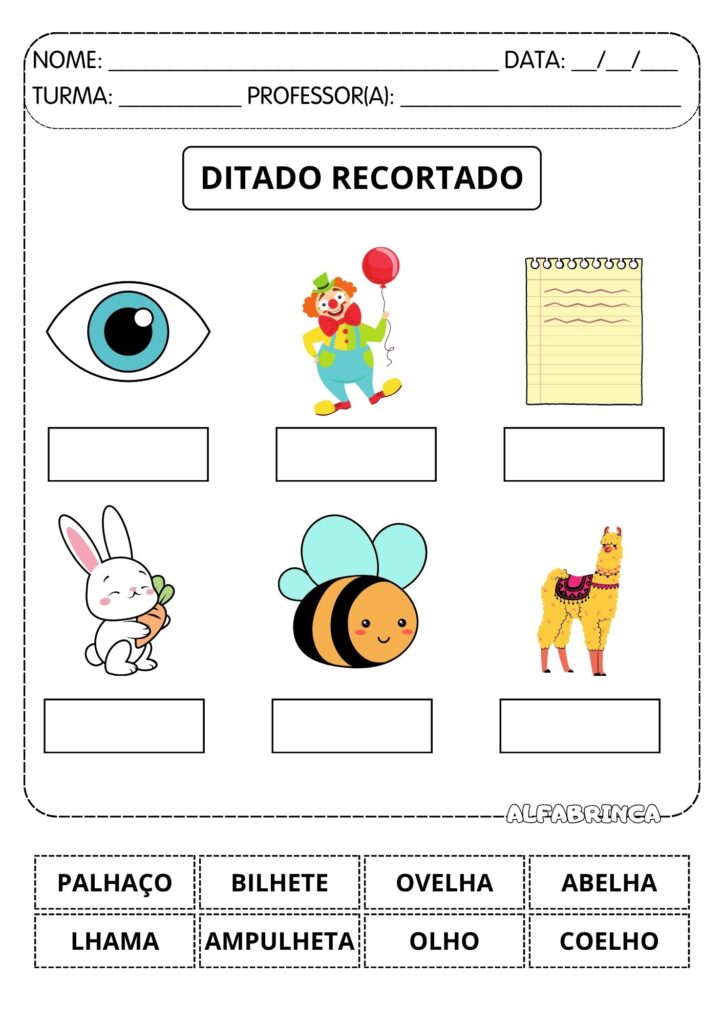 Atividades Lha Lhe Lhi Lho Lhu - Sílabas complexas para imprimir