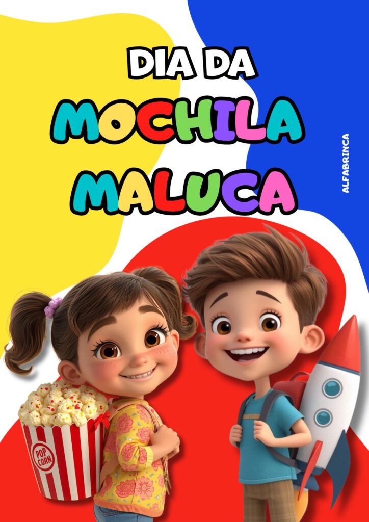 Cabelo maluco - Mochila maluca - Meias malucas - Cartazes para imprimir