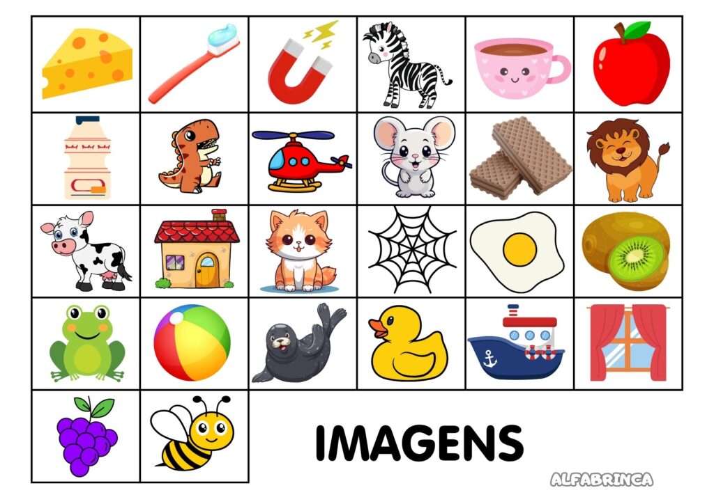 Jogo do Alfabeto - Atividade para trabalhar Som inicial para imprimir