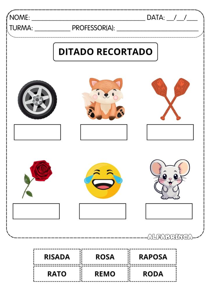 Atividades Ra Re Ri Ro Ru - Atividades prontas para imprimir - Família silábica R