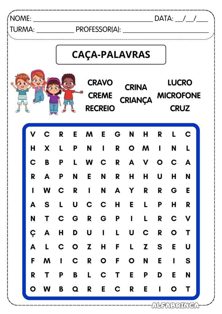 Atividades para trabalhar sílabas complexas CR - Prontas para imprimir - Download gratuito