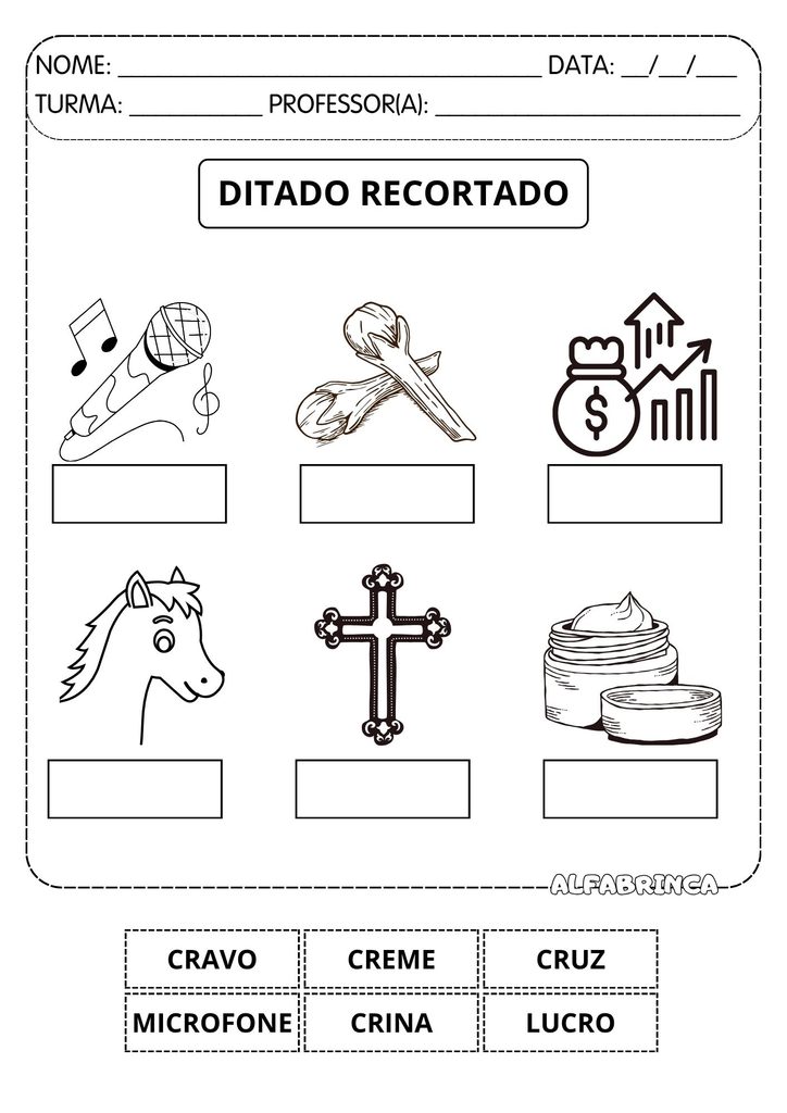 Atividades com CR para alfabetização grátis para imprimir com CRA, CRE, CRI, CRO e CRU