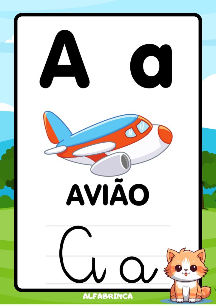 Alfabeto para sala de aula - Tema: Gatos - Download gratuito