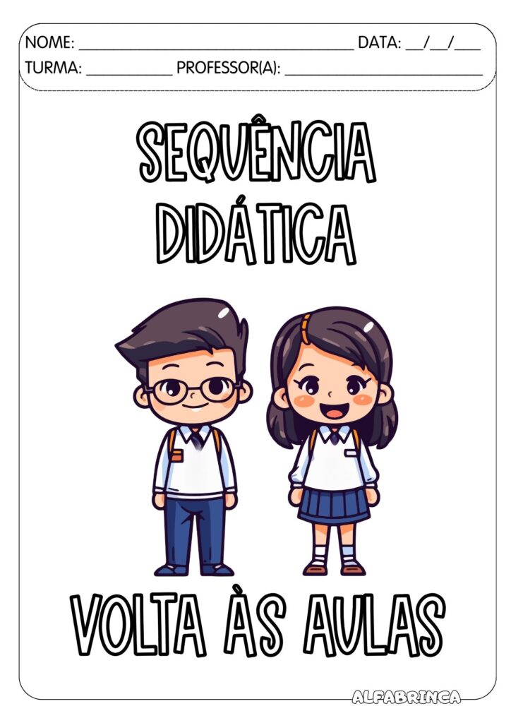 Sequência didática - Volta às Aulas - Alfabrinca