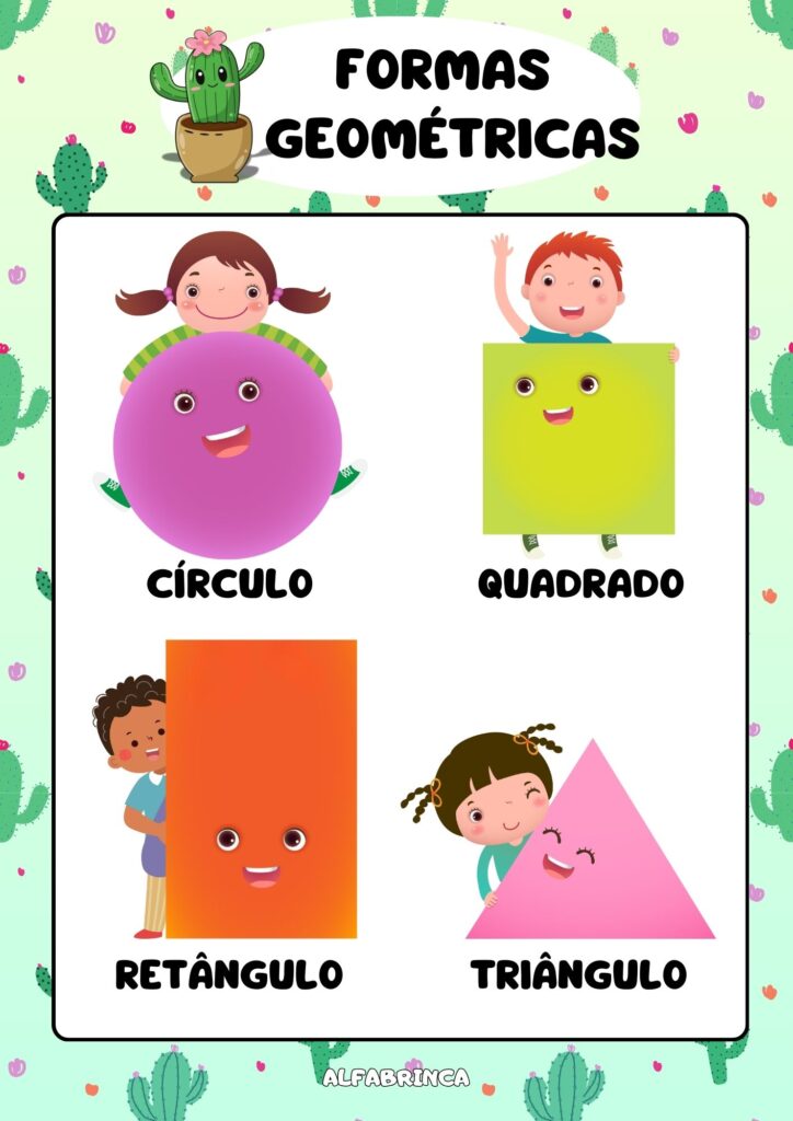 Decoração para sala de aula - Tema: Cactos - Alfabrinca