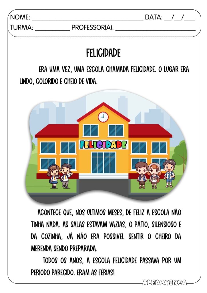 Sequência didática - Volta às Aulas - Alfabrinca