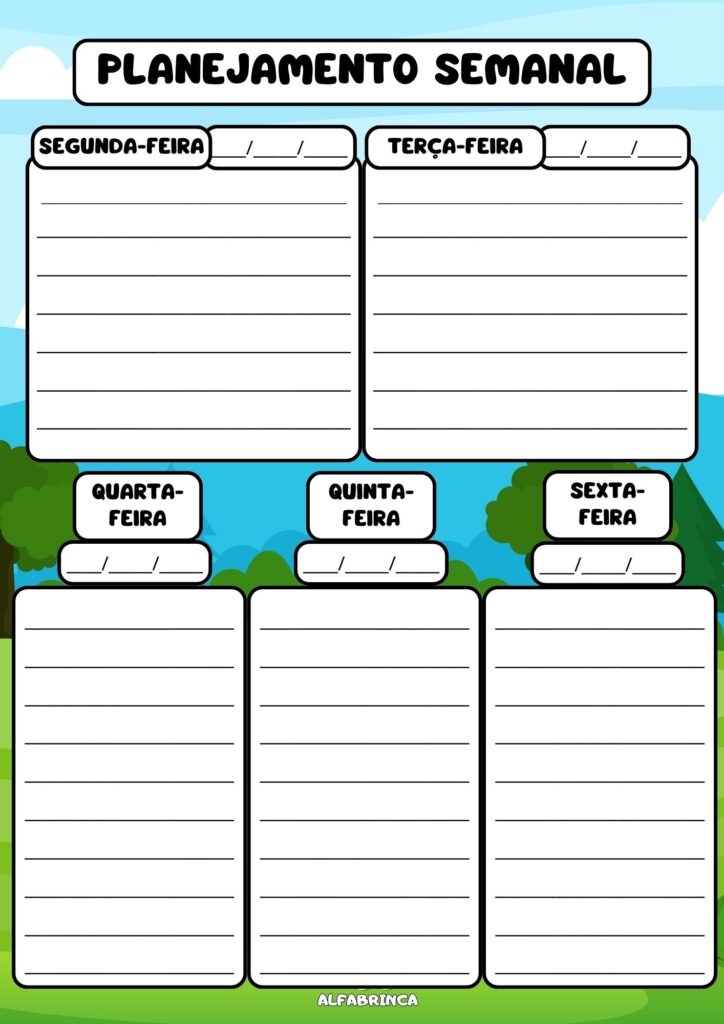 Planner 2026 gratuito - Tema: gato - Alfabrinca