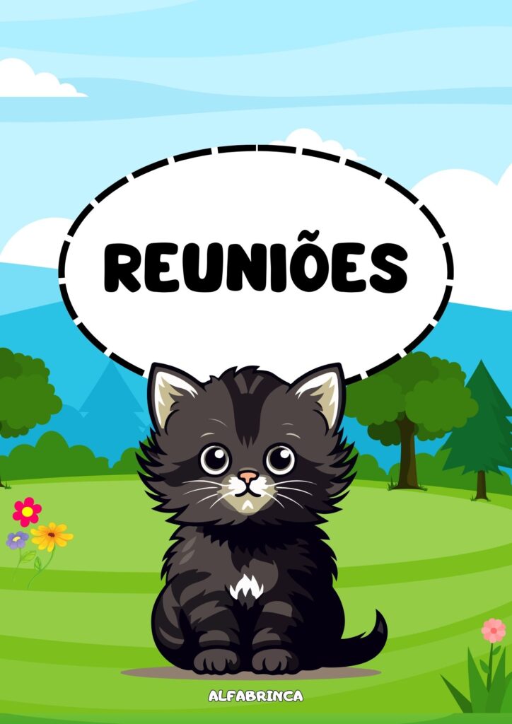 Planner 2026 gratuito - Tema: gato - Alfabrinca