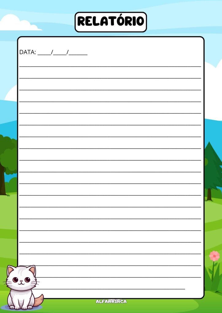 Planner 2026 gratuito - Tema: gato - Alfabrinca