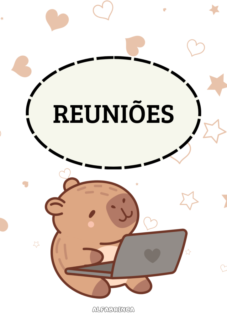 Planner 2026 - Capivara - Download gratuito