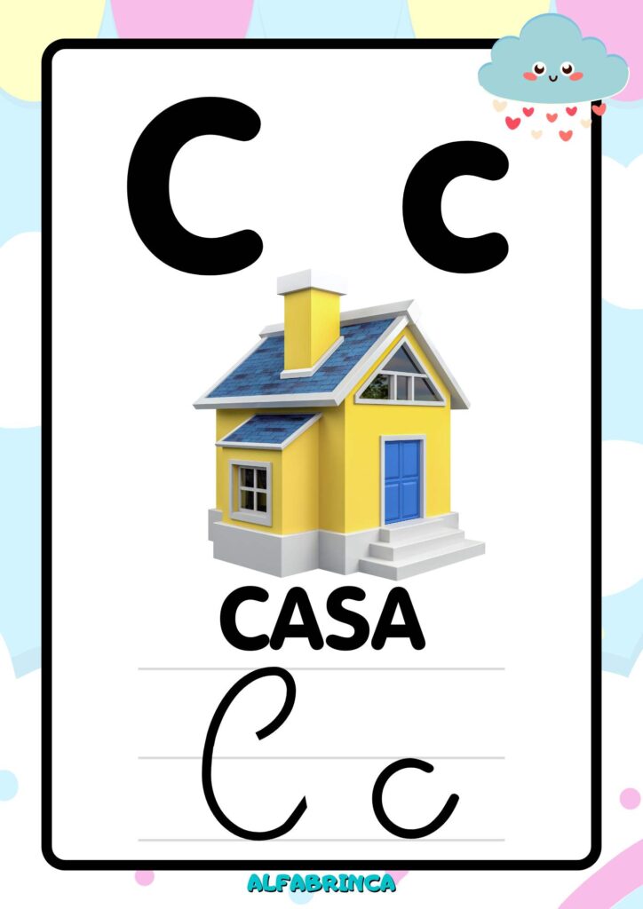 Alfabeto para sala de aula – Cartazes prontos para imprimir – Chuva de Amor