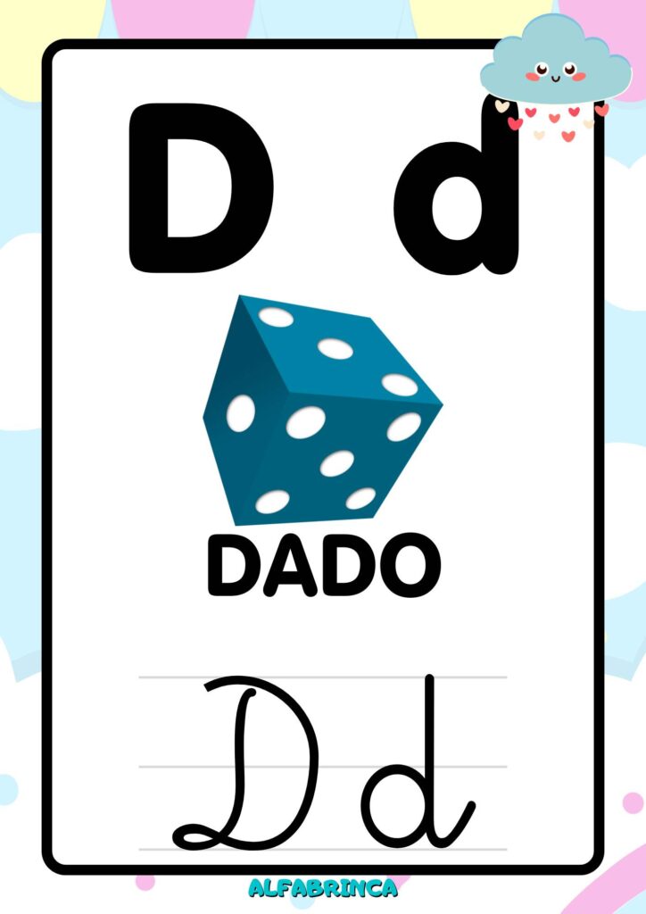 Alfabeto para sala de aula – Cartazes prontos para imprimir – Chuva de Amor