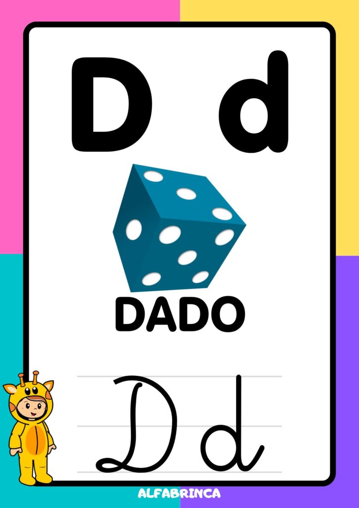 Cartazes com as letras do alfabeto (imprensa e cursiva - maiúsculas e minúsculas) disponíveis para download gratuito!