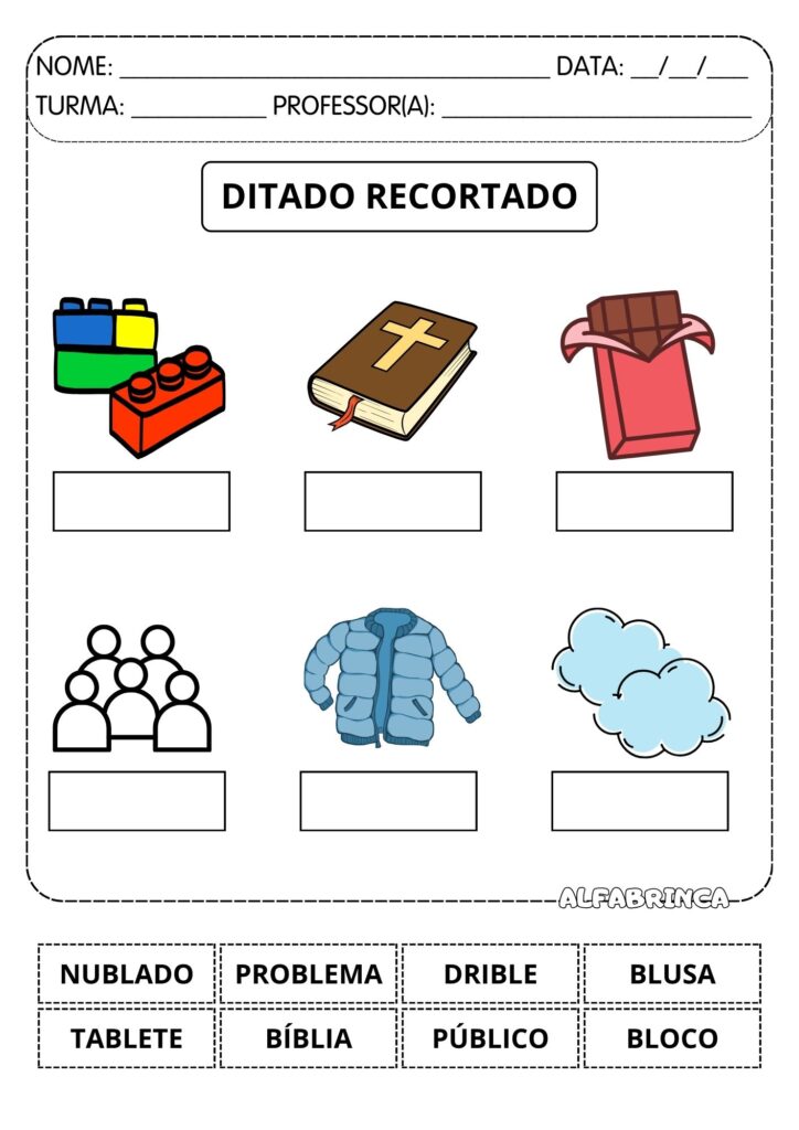 Atividades para trabalhar sílabas complexas BL – Prontas para imprimir – Download gratuito