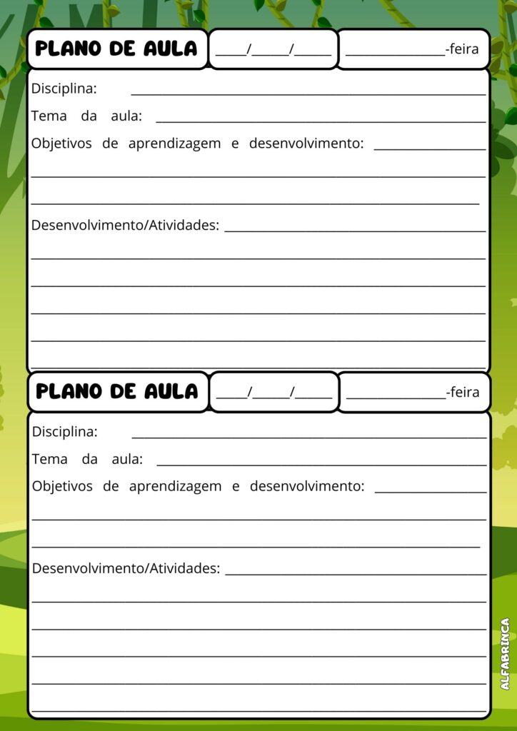 Planner 2026 - Animais baby - Download gratuito - Alfabrinca