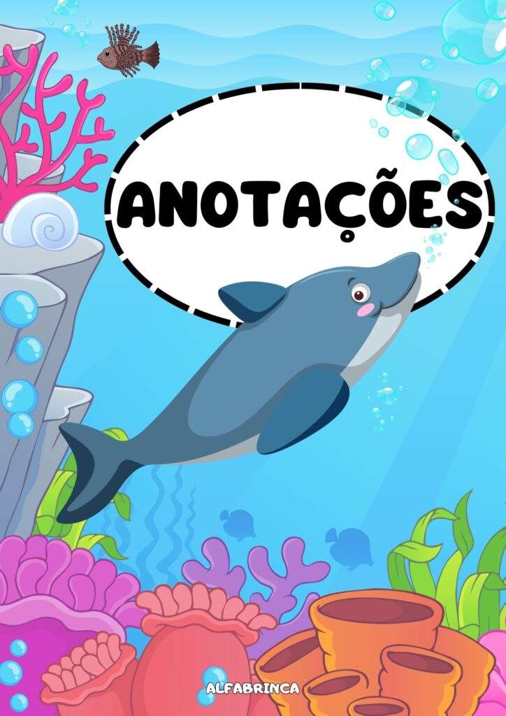 Planner 2026 - Fundo do Mar - Pronto para imprimir - Download gratuito