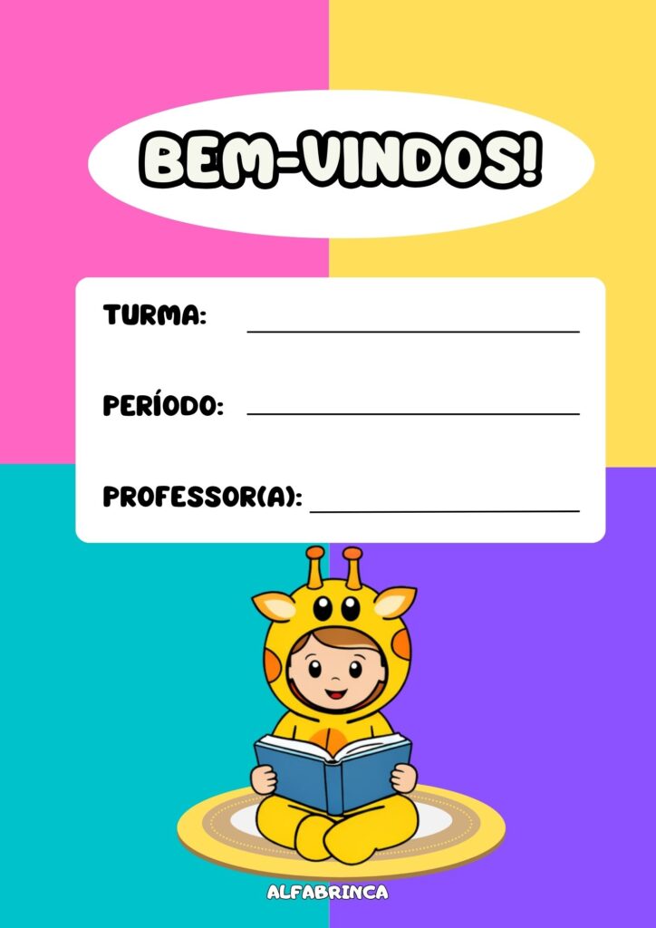 Decoração de sala de aula Alfabrinca - Cartazes prontos para imprimir