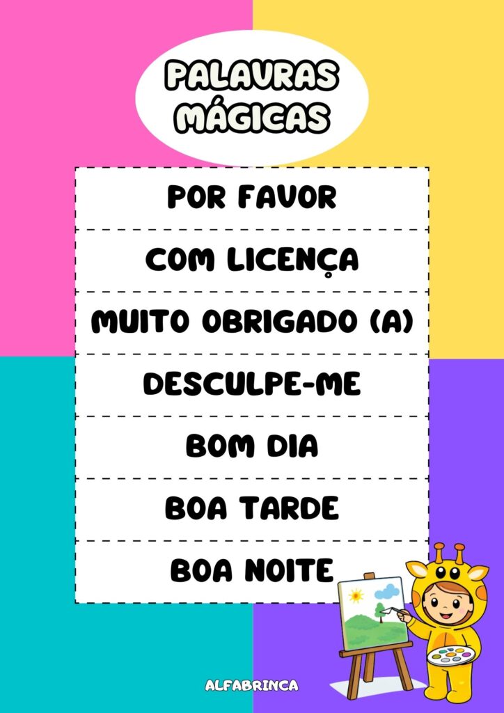 Decoração de sala de aula Alfabrinca - Cartazes prontos para imprimir