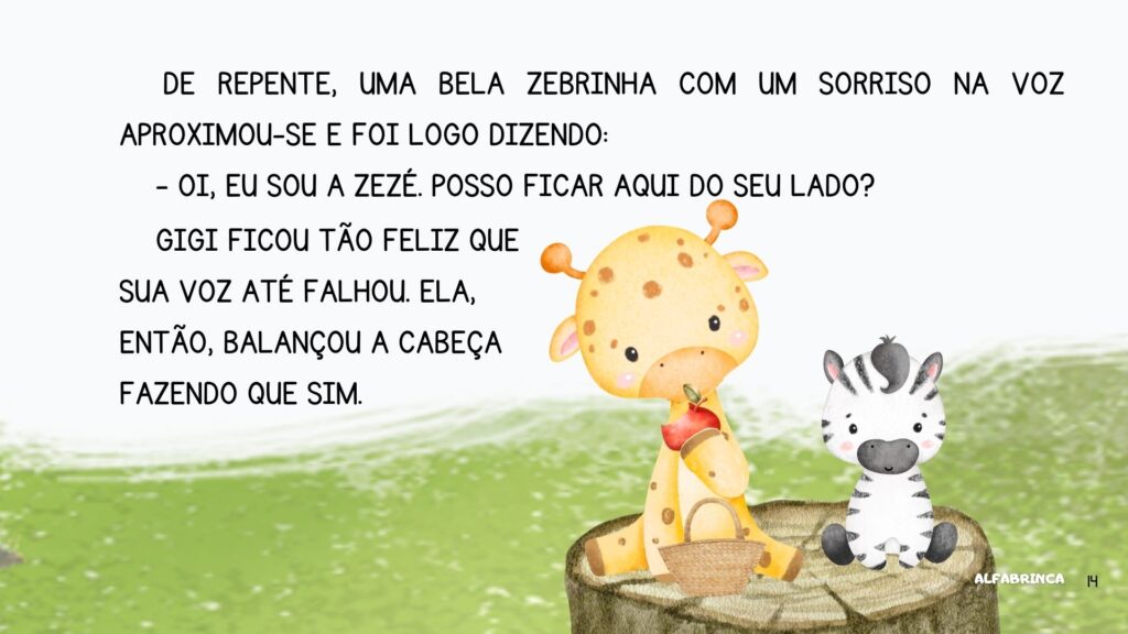 O primeiro dia de aula de Gigi - História para crianças - Alfabrinca