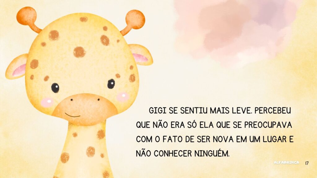 O primeiro dia de aula de Gigi - História para crianças - Alfabrinca