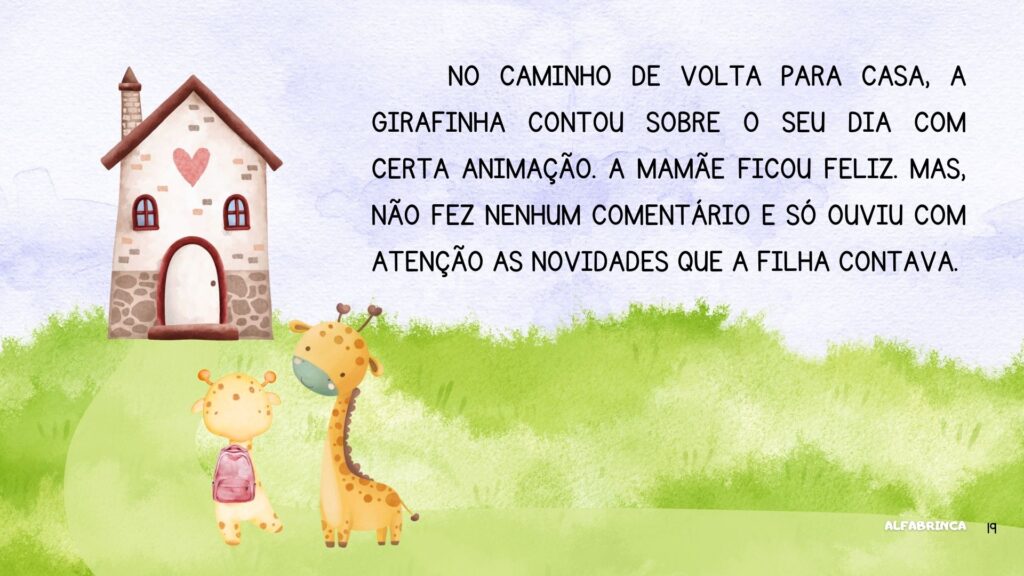 O primeiro dia de aula de Gigi - História para crianças - Alfabrinca