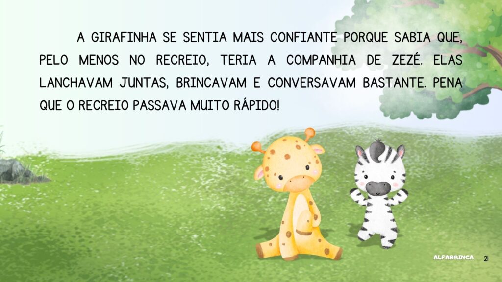 O primeiro dia de aula de Gigi - História para crianças - Alfabrinca