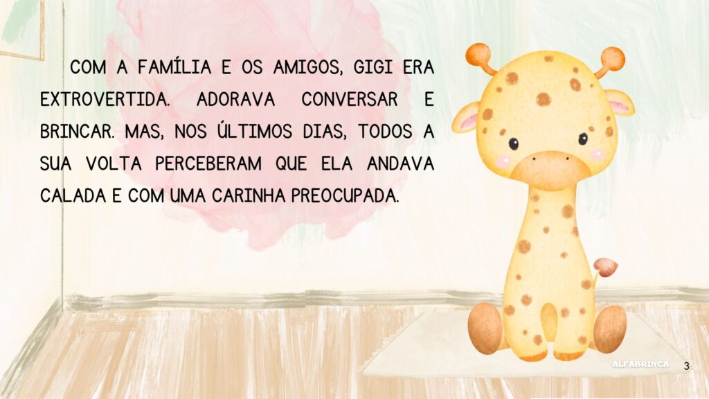 O primeiro dia de aula de Gigi - História para crianças - Alfabrinca
