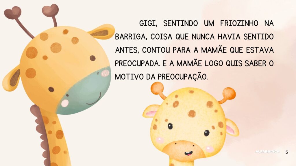 O primeiro dia de aula de Gigi - História para crianças - Alfabrinca